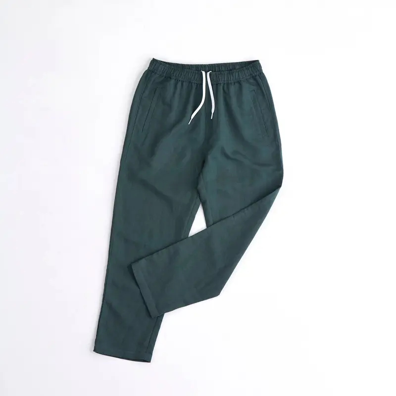 Arniko Pants Nigen Linen Safari Green