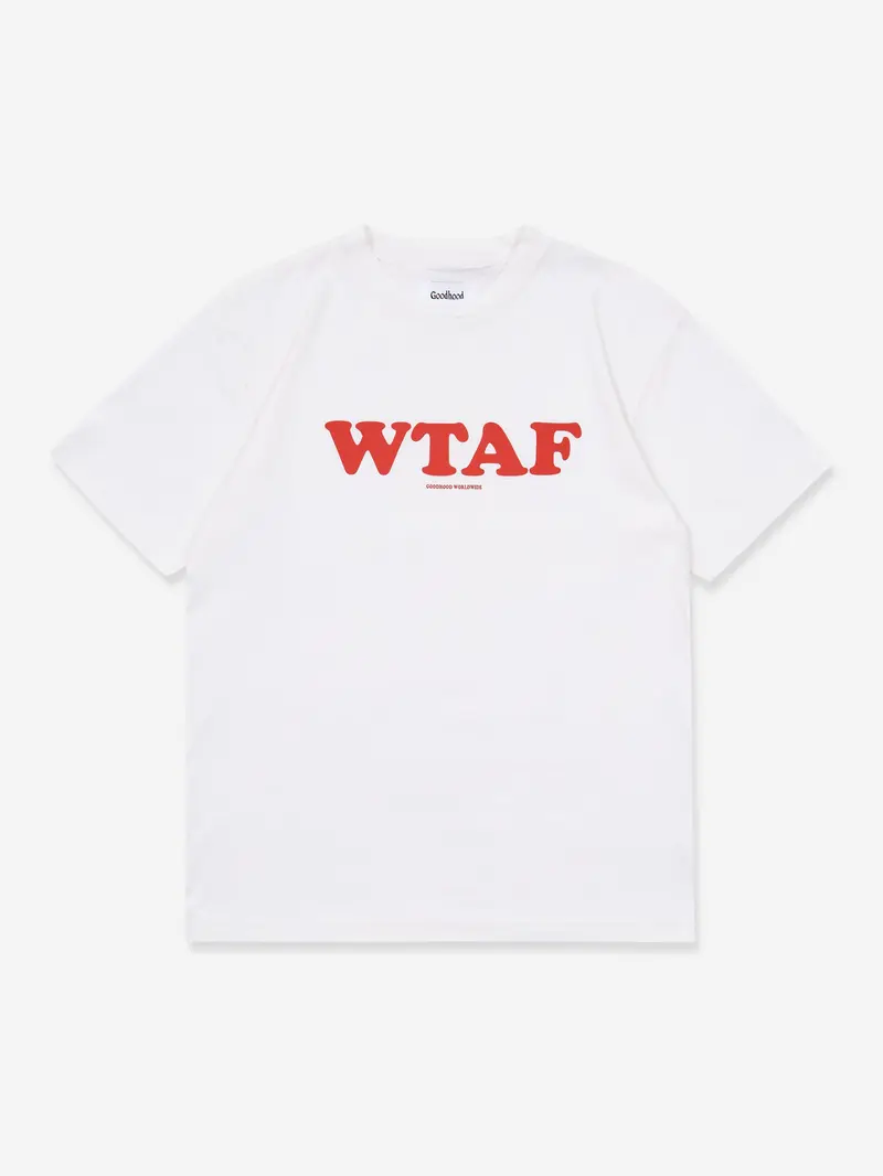 Goodhood Worldwide WTAF T-Shirt - White