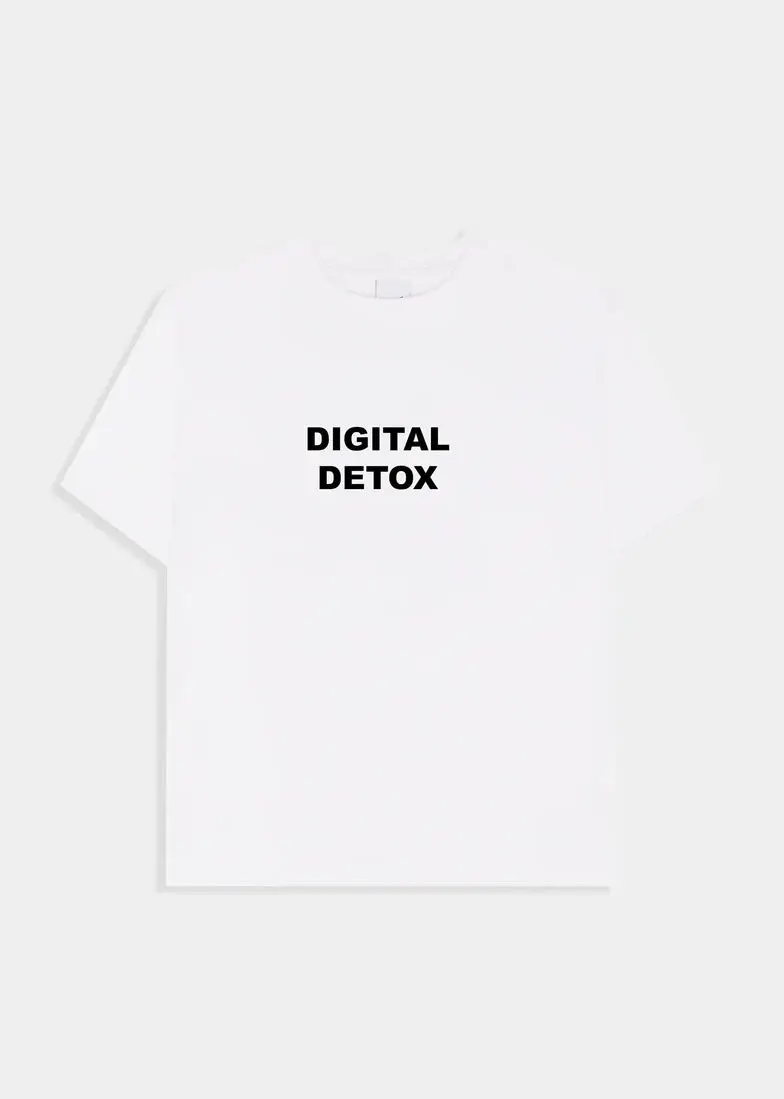 DIGITAL DETOX T-SHIRT | WHITE