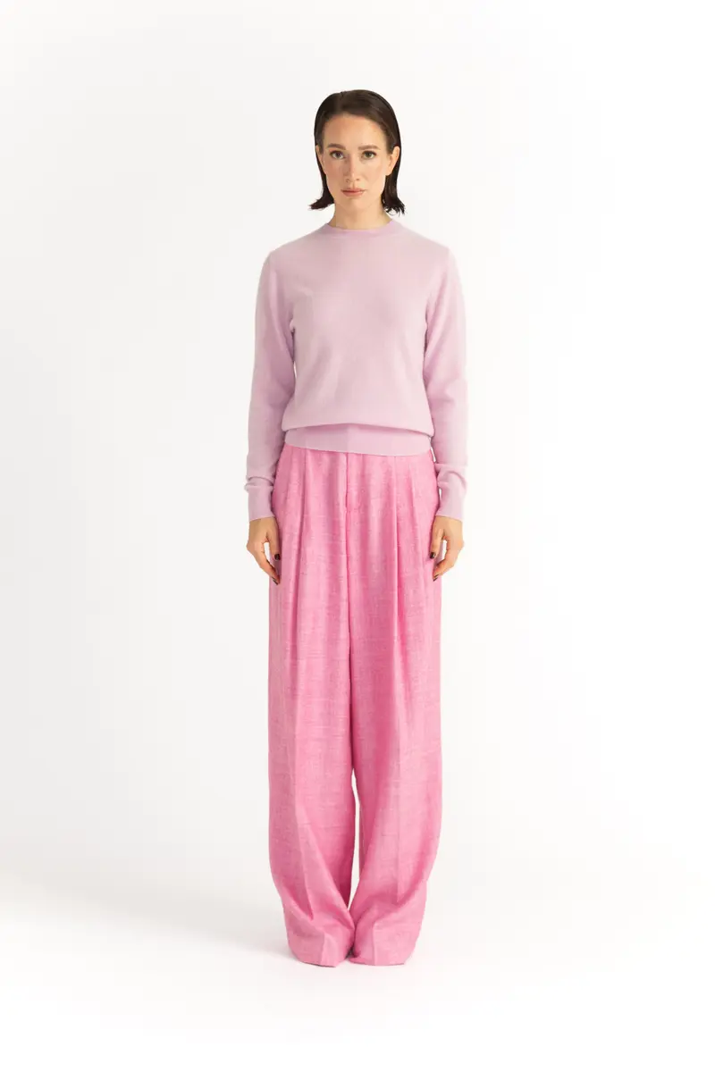 Linkoping Sweater - Knit sweater in lilac