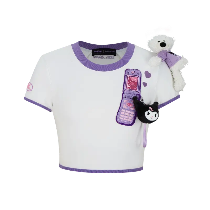 Kuromi Bear Cellphone T-Shirt