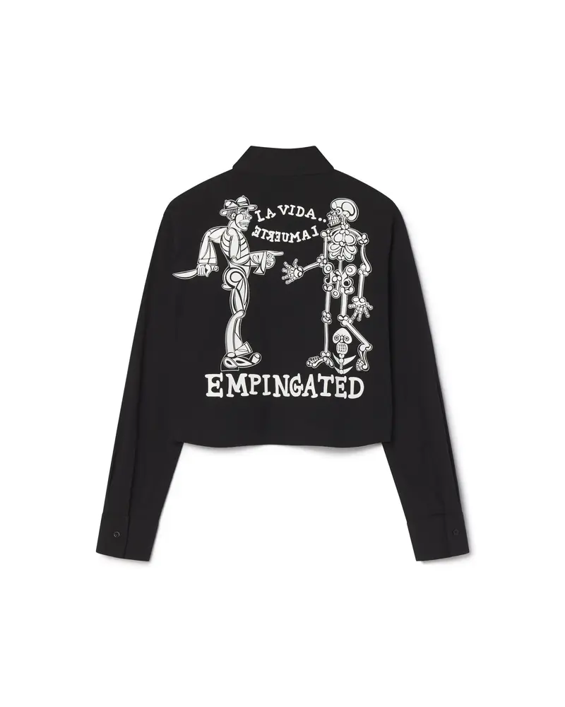 Empingated Midi Button-Up