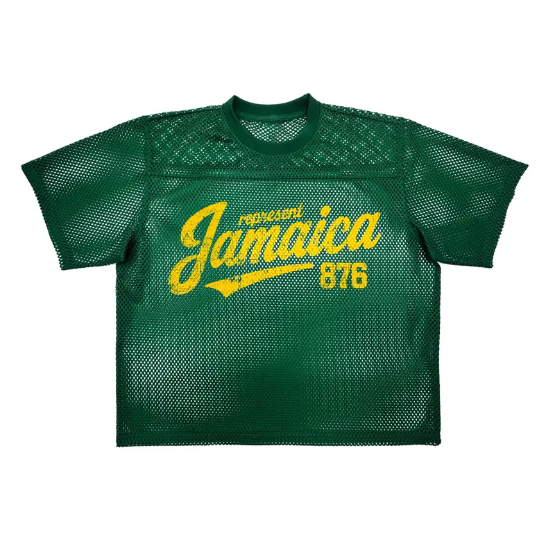 Represent Jamaica Mesh Jersey - Kids (Green) - PRE-ORDER