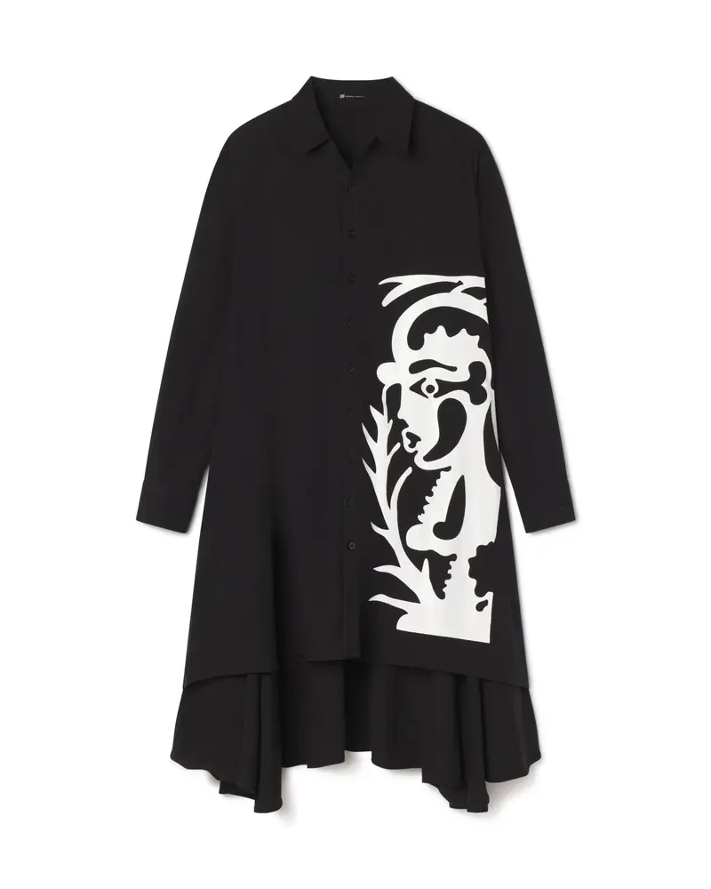 Hi-Lo Button-Up Shirt : Duality