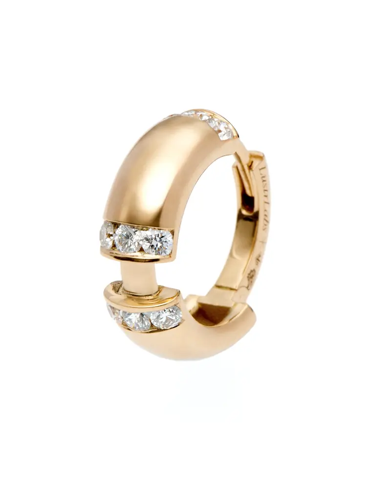 Floating Link Hoop Earrings Big