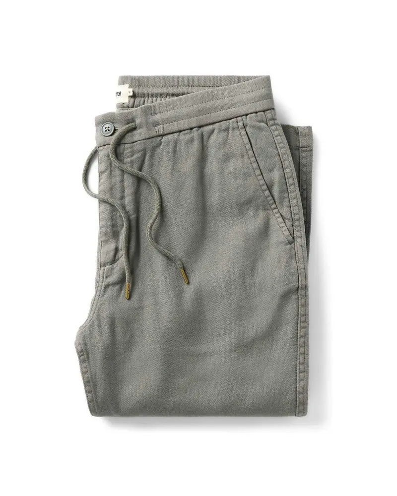 The Roamer Pant in Smoked Olive Broken Twill