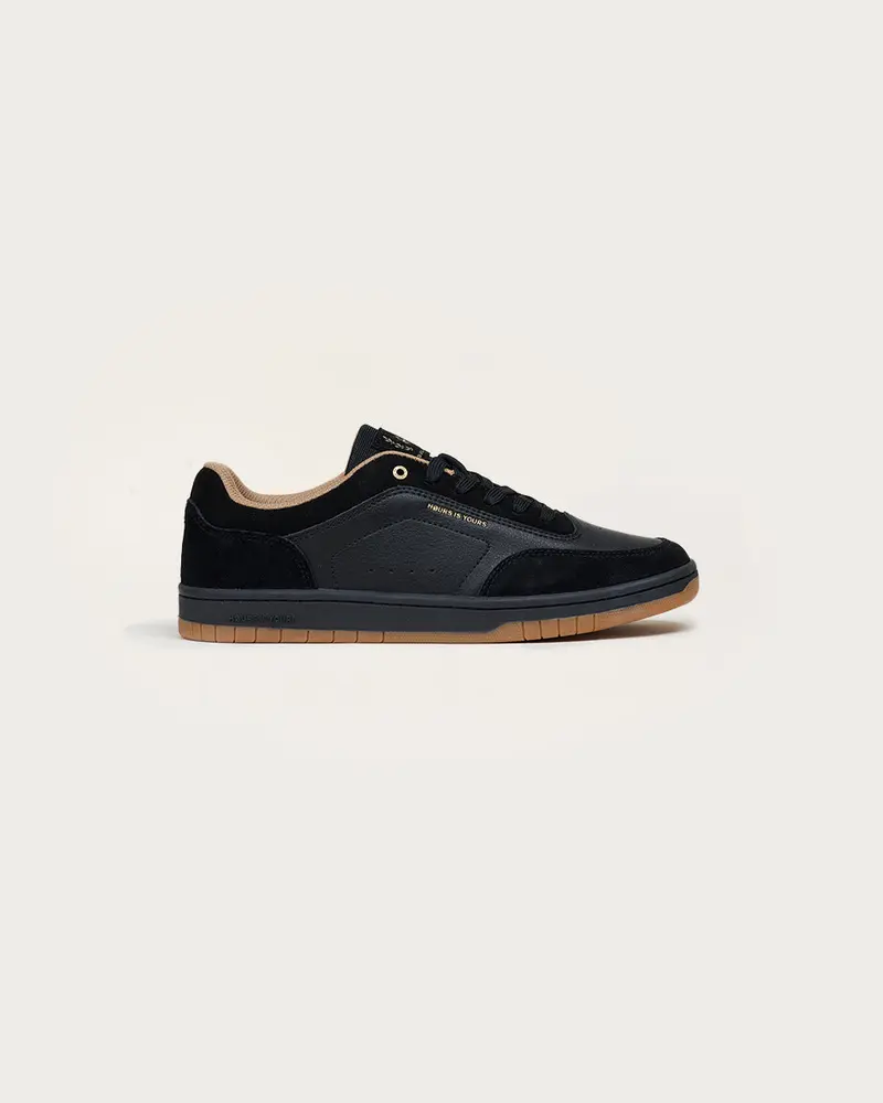 Herman 3 Leather & Hi-Abrasion Suede — Black N Tan