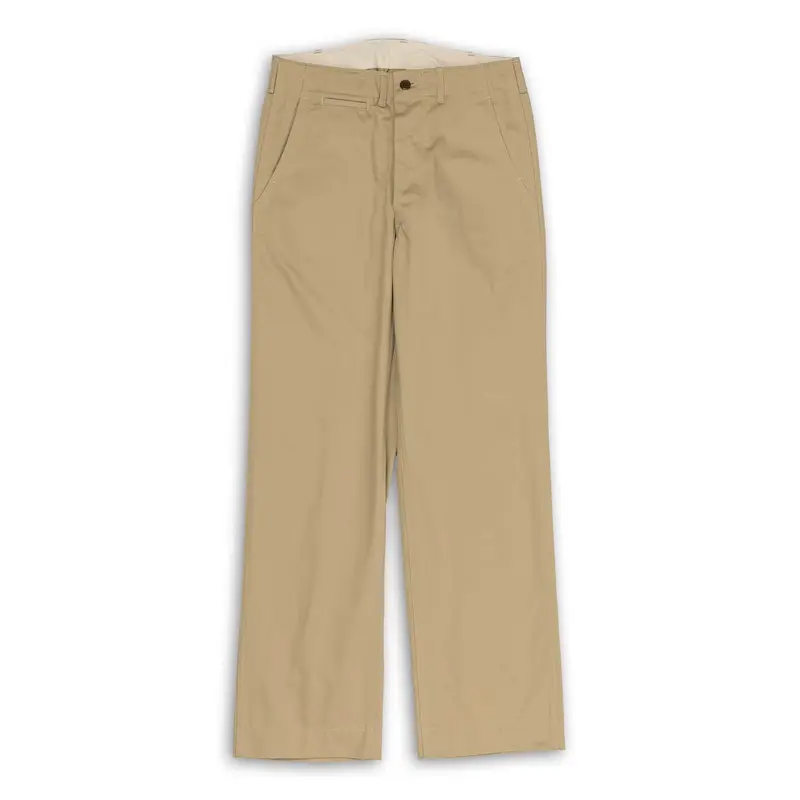 The Real McCoy's Trousers, Cotton, Khaki, 1945 Chino