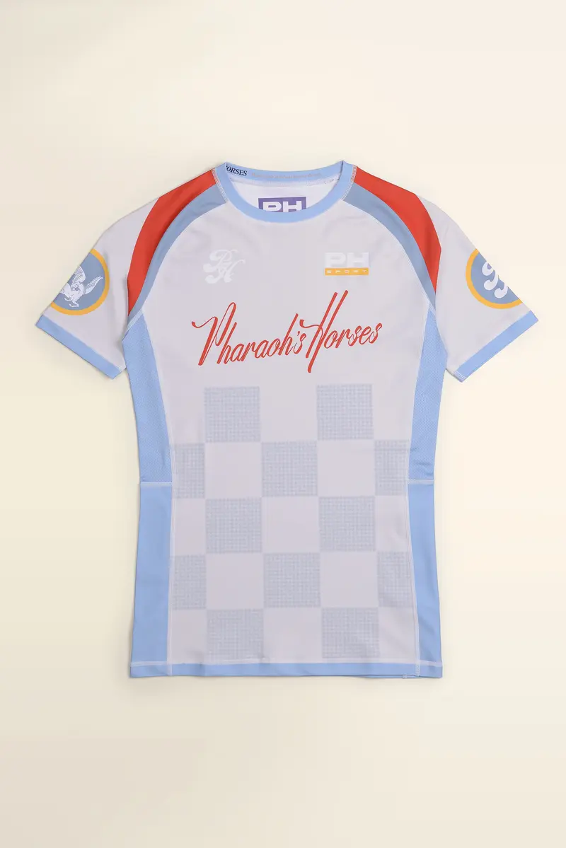 Dice Game Rashguard in Sky Blue