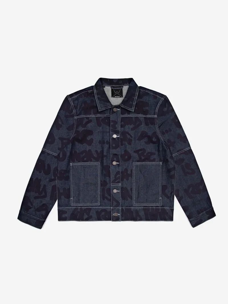 Sound Clash Denim Jacket - Navy/Blue