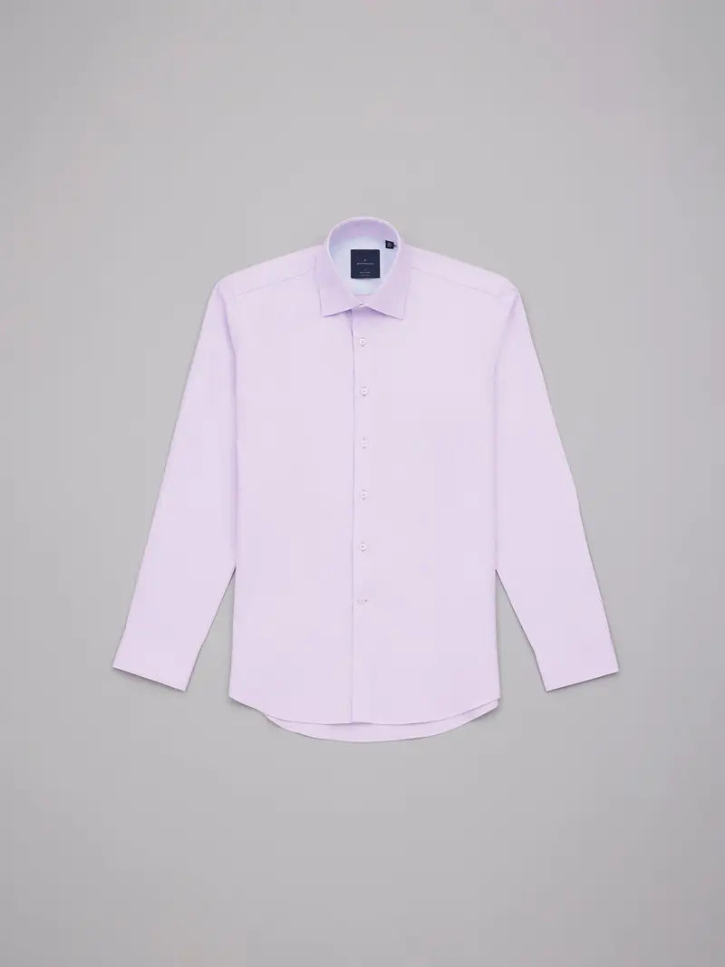 Kazuo Lilac Easy Care Herringbone