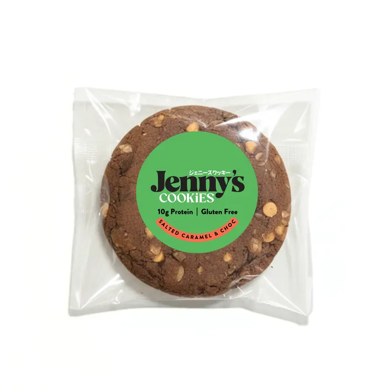 Salted Caramel & Choc Protein Cookies, 6-Pack