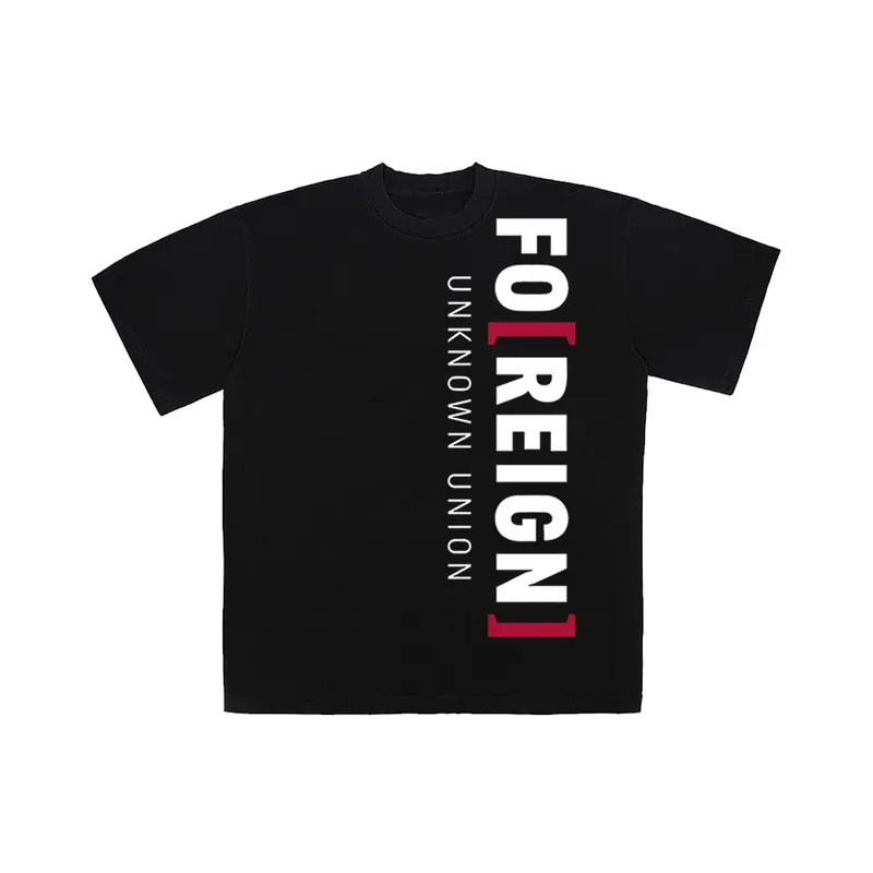 FO[REIGN] JP Oversized Tee Black