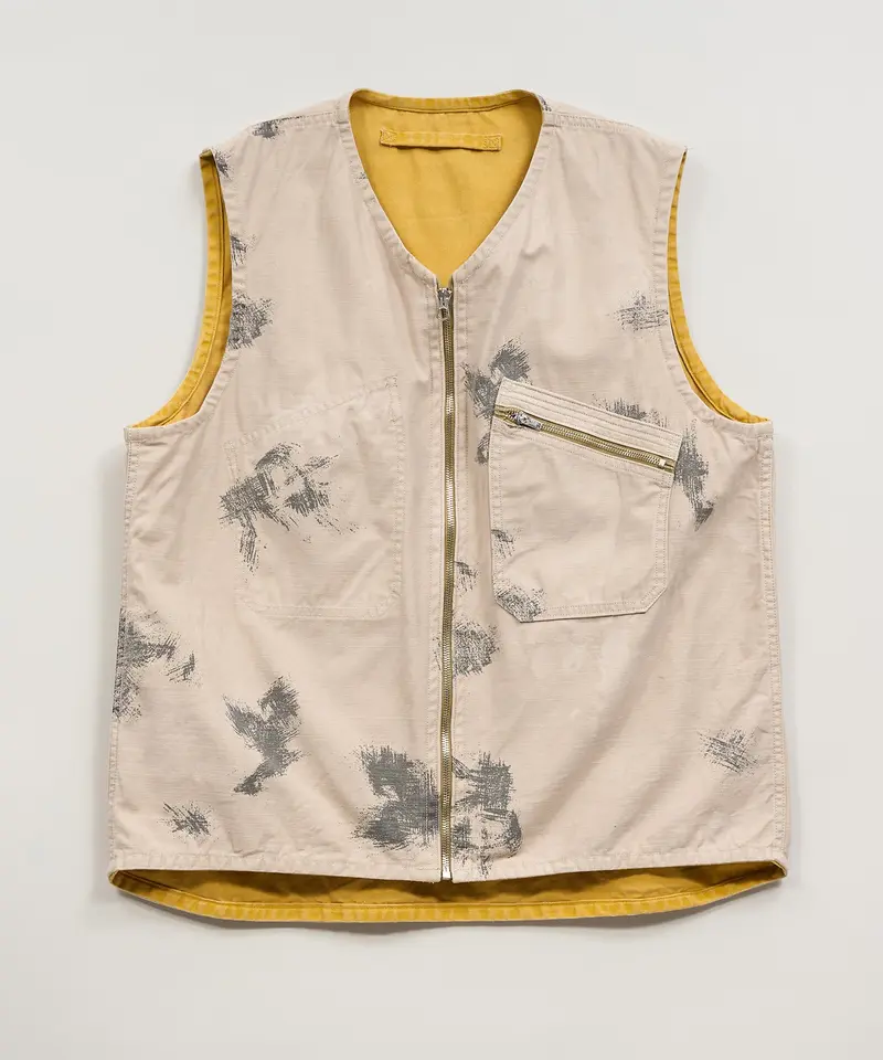REVERSIBLE VEST FADE CAMO