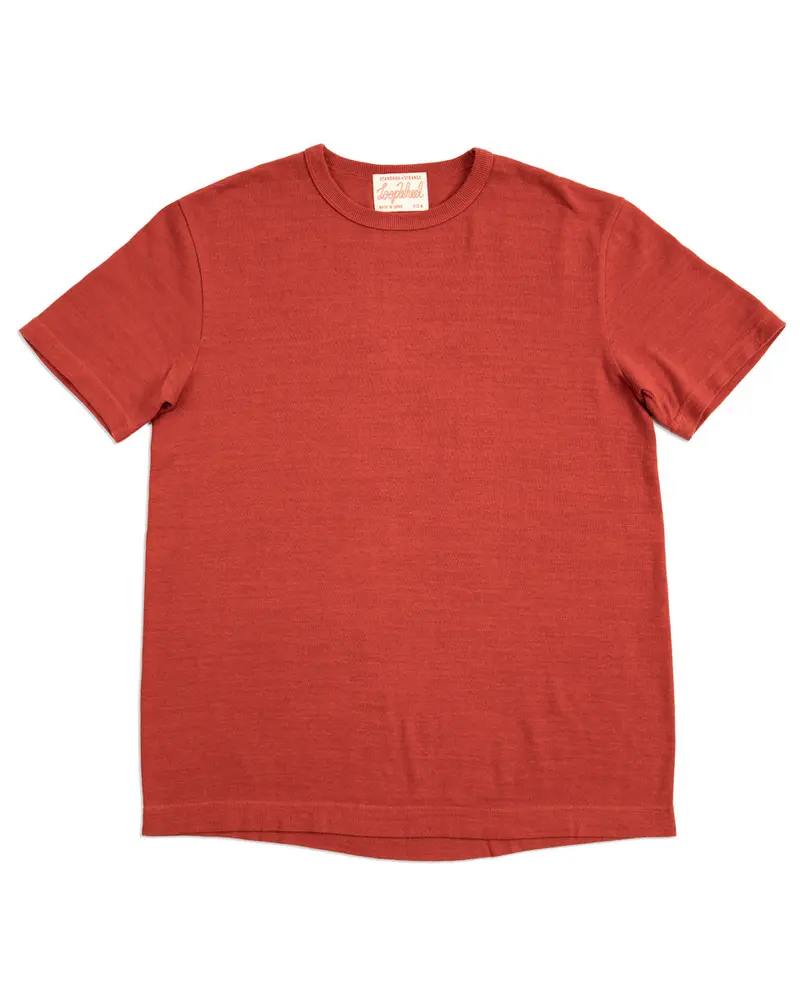 Wakayama Special Loopwheel Tee - Tomato Red