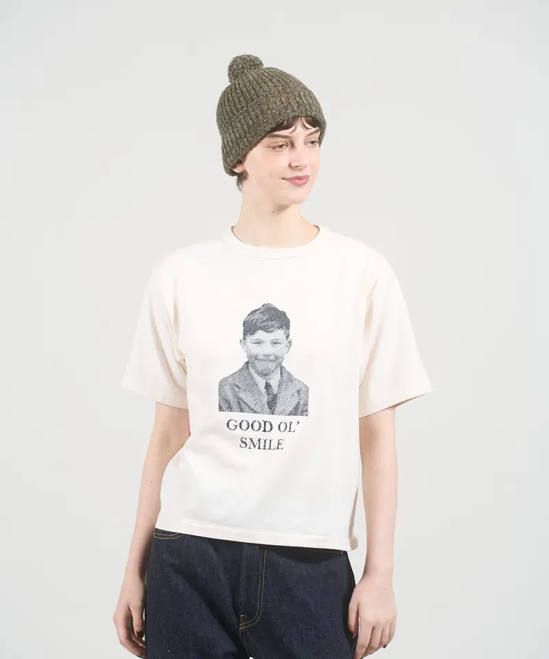 BASIC SHORT T PHOTO EMBROIDERY
