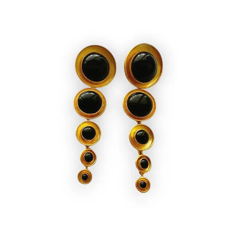 BOHEME BY VERO | Vida Earrings - Black Onyx