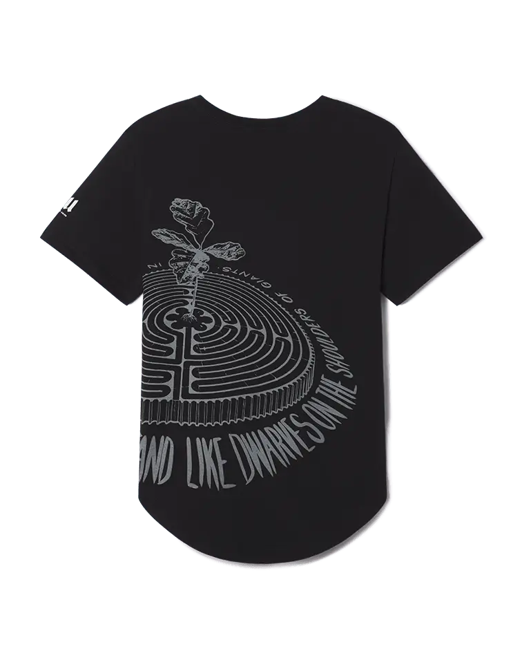 Labyrinth Tee - Onyx